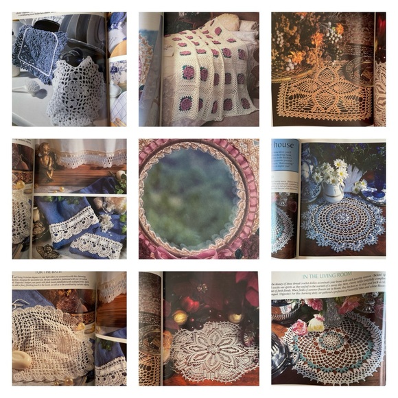 LEISURE ARTS Instruction Book In Love With Crochet for More Than 50 Projects - Picture 4 of 9